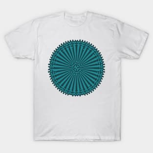 Reaction Diffusion Ornament (Green) T-Shirt